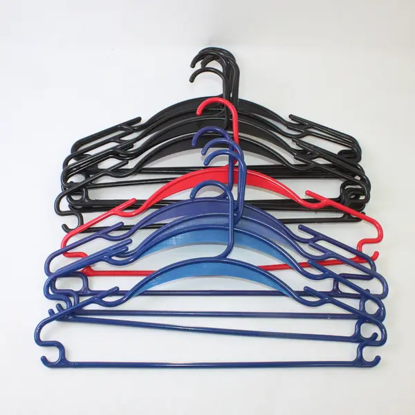 Mixed Lot of 12 Plastic Clothes Hangers Closet Storage
