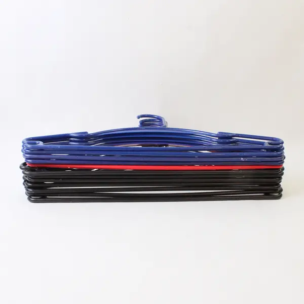 Mixed Lot of 12 Plastic Clothes Hangers Closet Storage