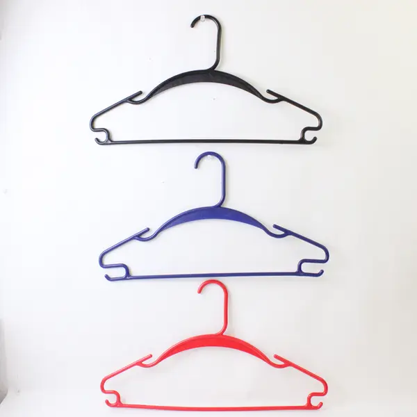 Mixed Lot of 12 Plastic Clothes Hangers Closet Storage