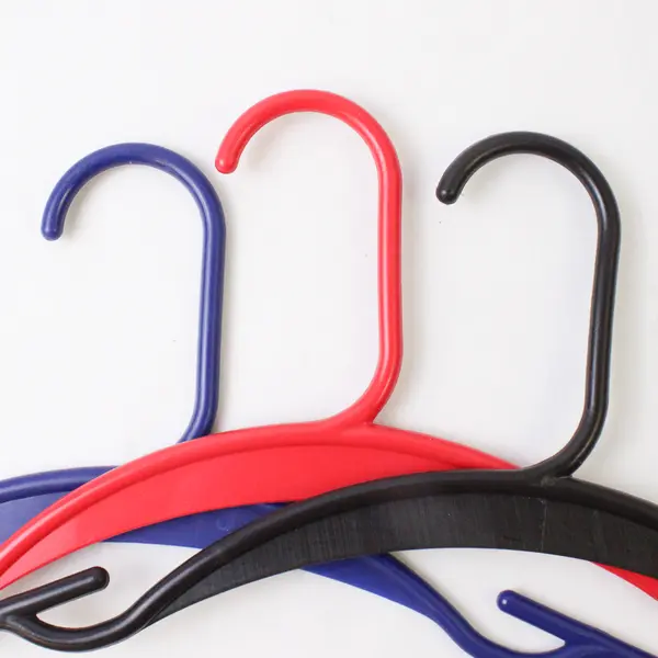 Mixed Lot of 12 Plastic Clothes Hangers Closet Storage