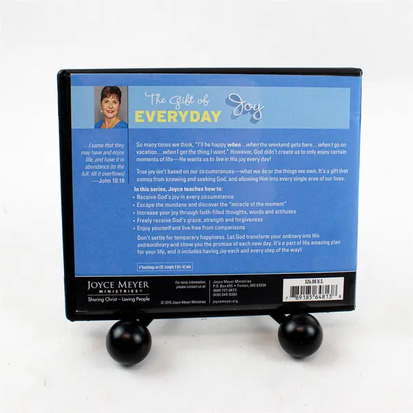 The Gift of Everyday Joy 4-CD Set, Joyce Meyer Ministries 2015 #C385/009044