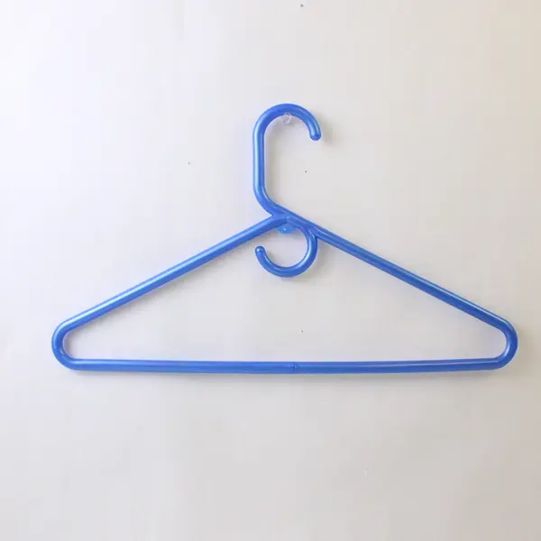 Mixed Lot of 10 Plastic Clothes Hangers Varied Colors