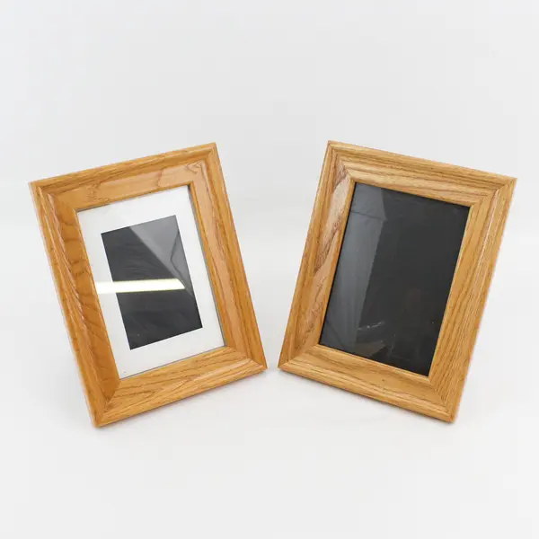 Set of Two  7 x 9 Inch Wood Photo Frames for 5 x 7 inch Photos