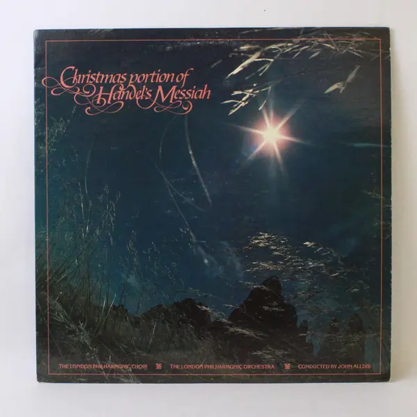 Handel's Messiah Christmas Portion LP London Philharmonic Choir Orchestra