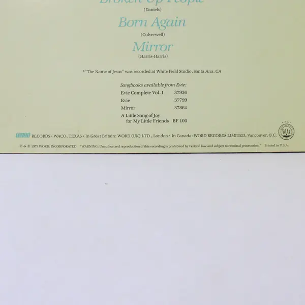 Evie Favorites Volume 1 12" Vinyl Record