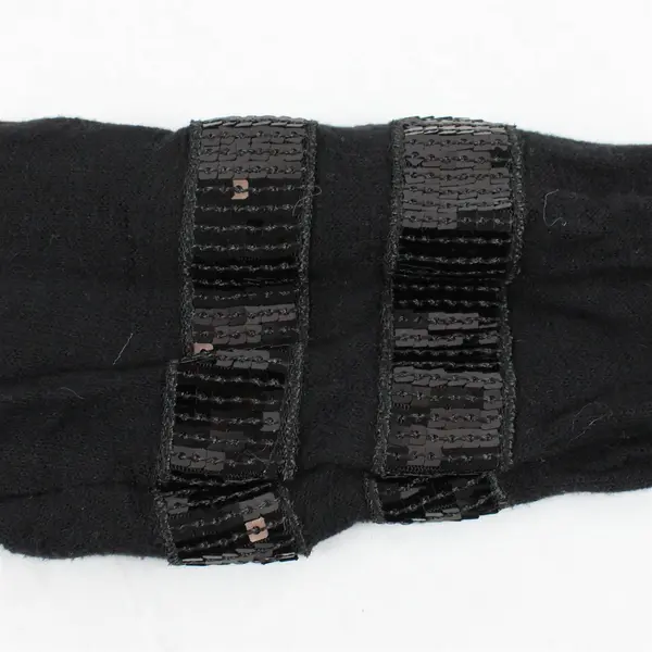 Arizona Jean Black Zip-Up Jacket Sequin Detail Girls' XXS 4/5