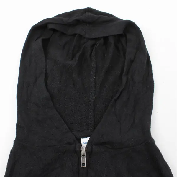 Arizona Jean Black Zip-Up Jacket Sequin Detail Girls' XXS 4/5