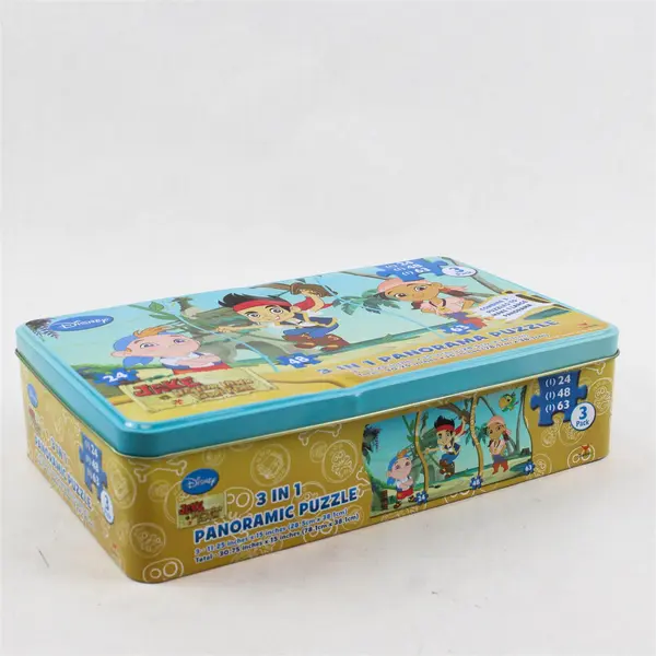 Disney Jake & The Neverland Pirates 3 in 1 Panorama Jigsaw Puzzle in Tin #32066 