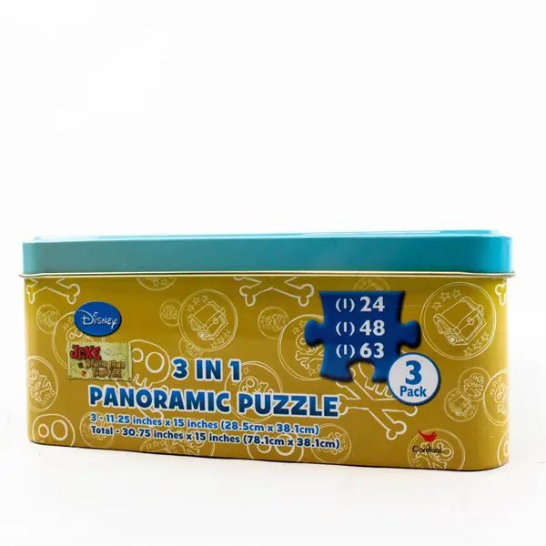 Disney Jake & The Neverland Pirates 3 in 1 Panorama Jigsaw Puzzle in Tin #32066 