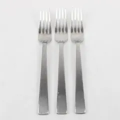 Lot of Three Hampton Silversmiths 18/10 Dinner Forks. Pattern Unknown.