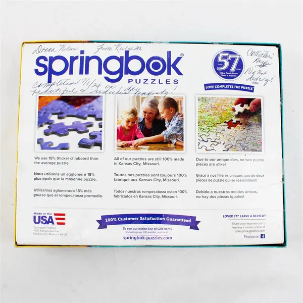 Springbok 500 Piece Jigsaw Puzzle Garden Bug 2020