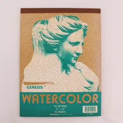 Genesis PH Neutral Artist's Watercolor 9" x 12"  Pad 