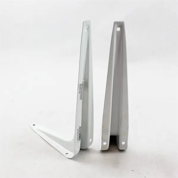 2 Shelf Brackets 6x8 Inch Wall Shelf Bracket Pair Used