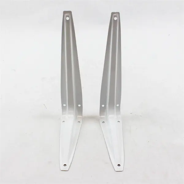 2 Shelf Brackets 6x8 Inch Wall Shelf Bracket Pair Used