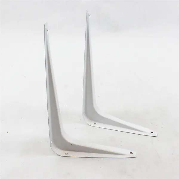2 Shelf Brackets 6x8 Inch Wall Shelf Bracket Pair Used