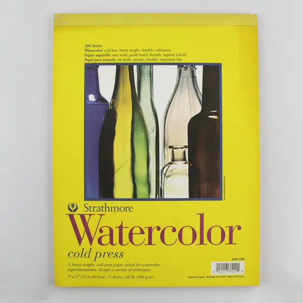 Strathmore Artist's Watercolor Pad 9" x 12" Unused