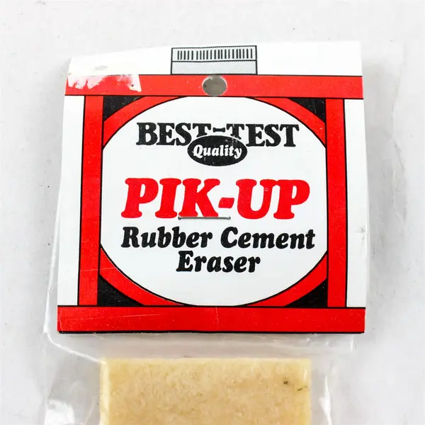Best-Test Rubber Cement Pik-Up Square 2"x2" Model 700 New Hobby