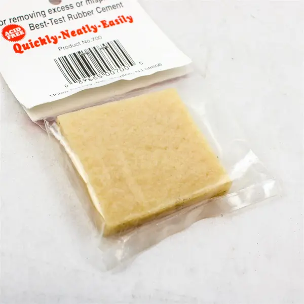 Best-Test Rubber Cement Pik-Up Square 2"x2" Model 700 New Hobby