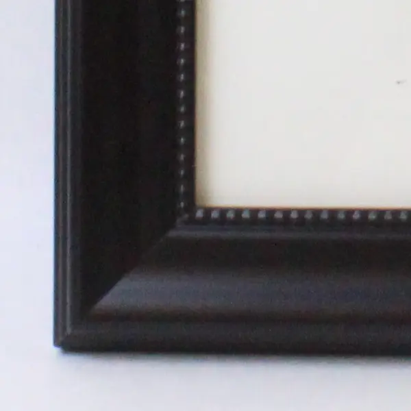  11"x14" Ornate Black Wall Picture Frame Made of Glass & Resin