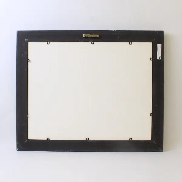  11"x14" Ornate Black Wall Picture Frame Made of Glass & Resin