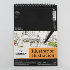 Canson Acid Free Artist's illustration pad 9" x 12"