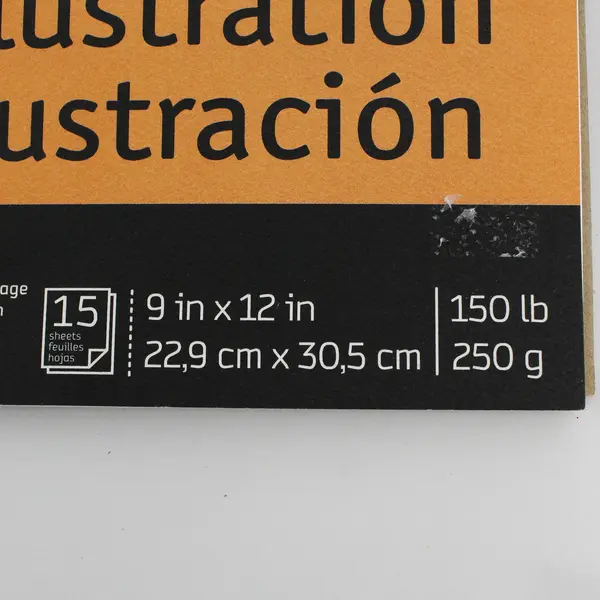 Canson Acid Free Artist's illustration pad 9" x 12"