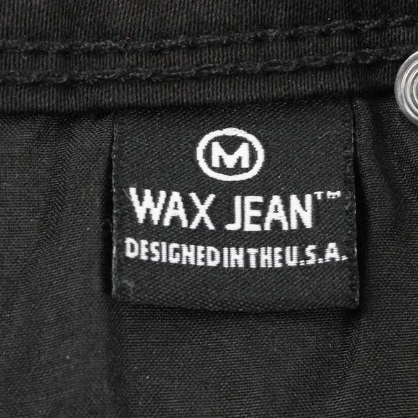 Wax Jean Solid Black Shorts Women's Medium