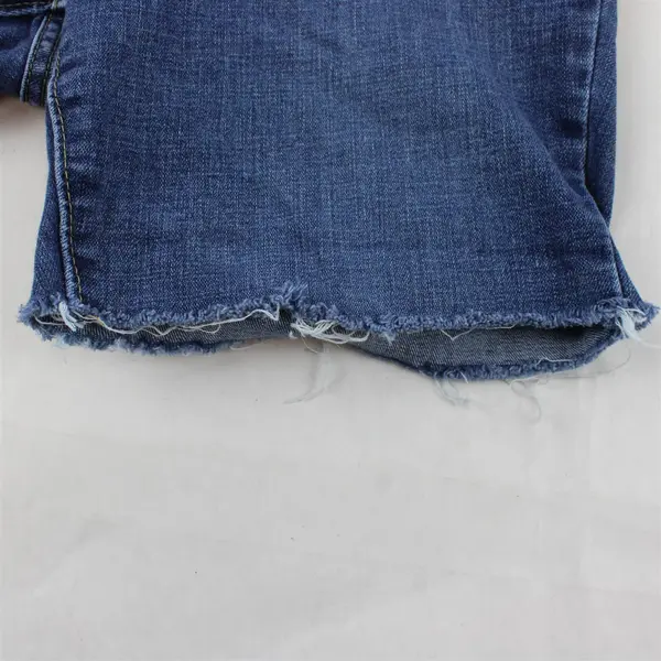 Levi's Medium Wash Denim 711 Skinny Cutoff Shorts Women's Size 29
