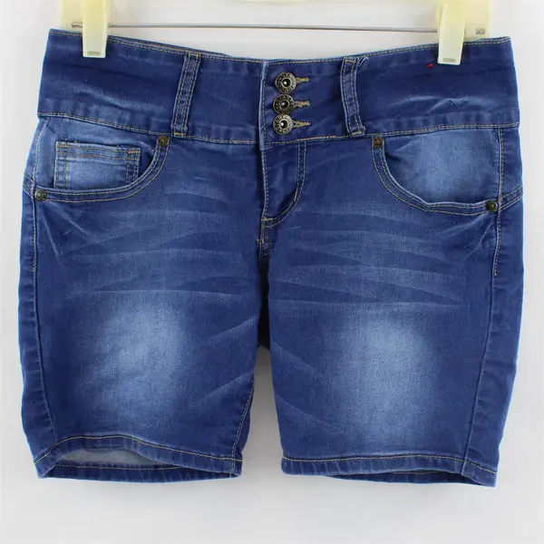 Gogo Star Medium Wash Denim Shorts Juniors' Size 9