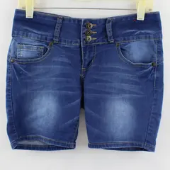 Gogo Star Medium Wash Denim Shorts Juniors' Size 9