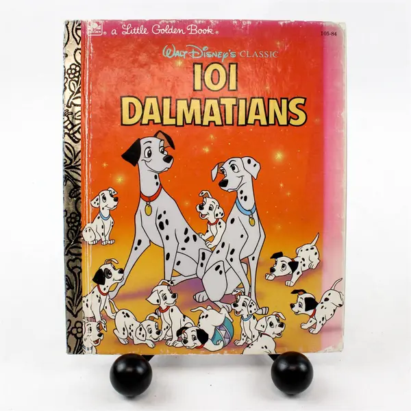 Lot of 2 A Little Golden Books Walt Disney 101 Dalmatians 1991 Aladdin 1992