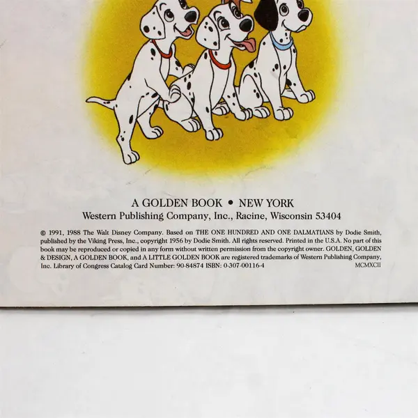 Lot of 2 A Little Golden Books Walt Disney 101 Dalmatians 1991 Aladdin 1992