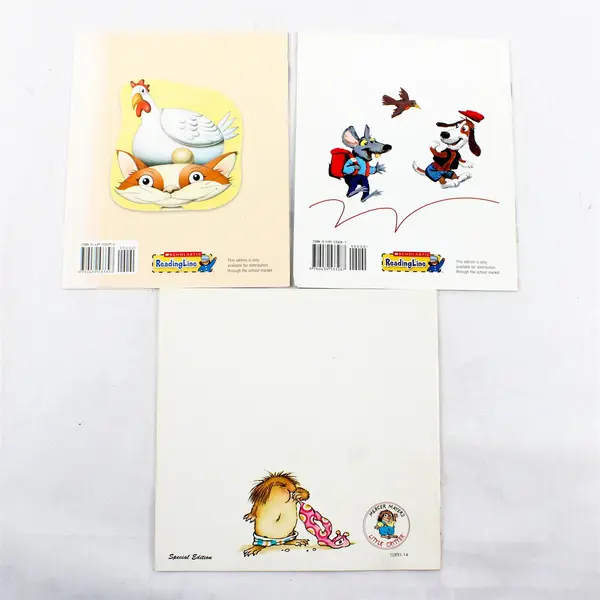Lot of 3 Paperback Children's Books - Just Grandma and Me, Hop In!, The Pet