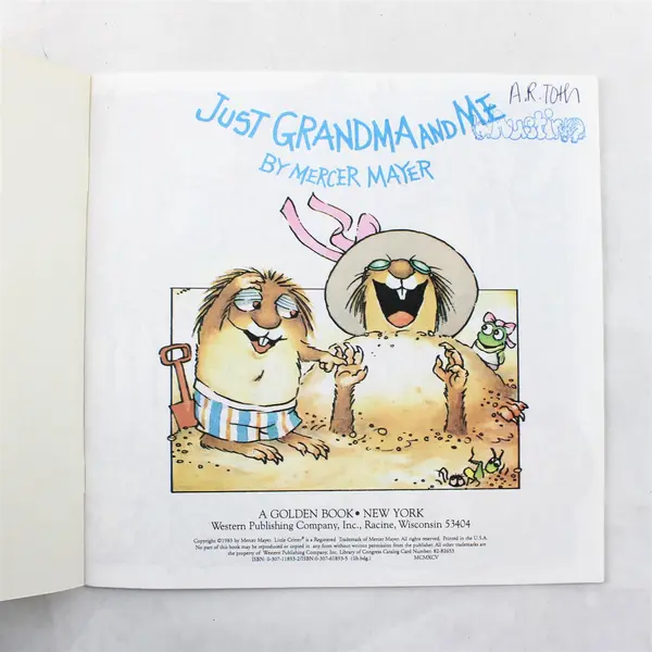 Lot of 3 Paperback Children's Books - Just Grandma and Me, Hop In!, The Pet
