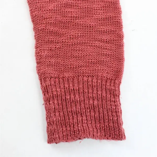 Love Ellie Pink-Red Long-Sleeved Open-Front Knit Cardigan Women's Medium