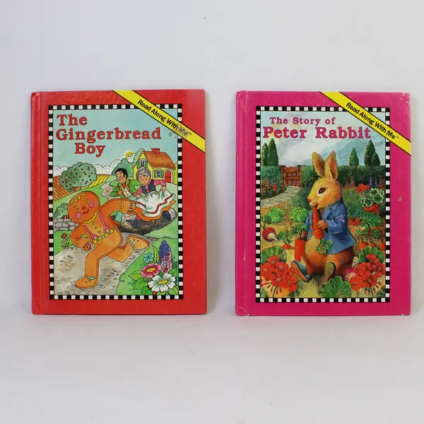 Lot of 2 Children's Hardcover Books: Peter Rabbit & Gingerbread Boy