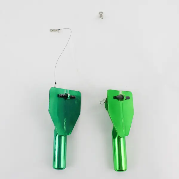 Lot of 2 Luhr Jensen Jet Diver Metallic Green Lures 6"