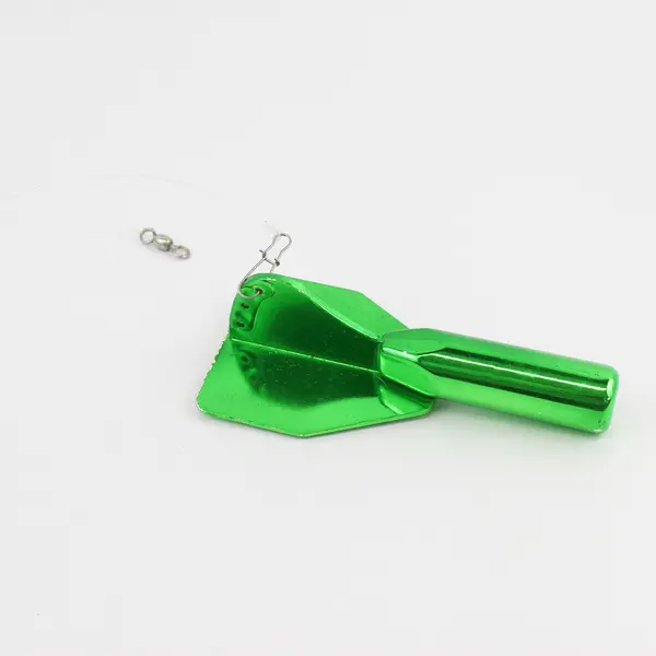 Lot of 2 Luhr Jensen Jet Diver Metallic Green Lures 6"