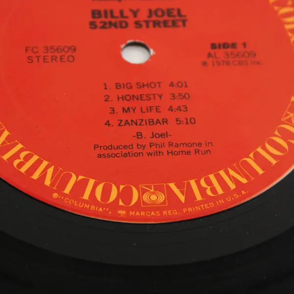 Billy Joel 52nd Street 12" Vinyl Record