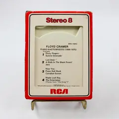 RCA 8-Track Tape Floyd Cramer Piano Masterpieces 1900-1975