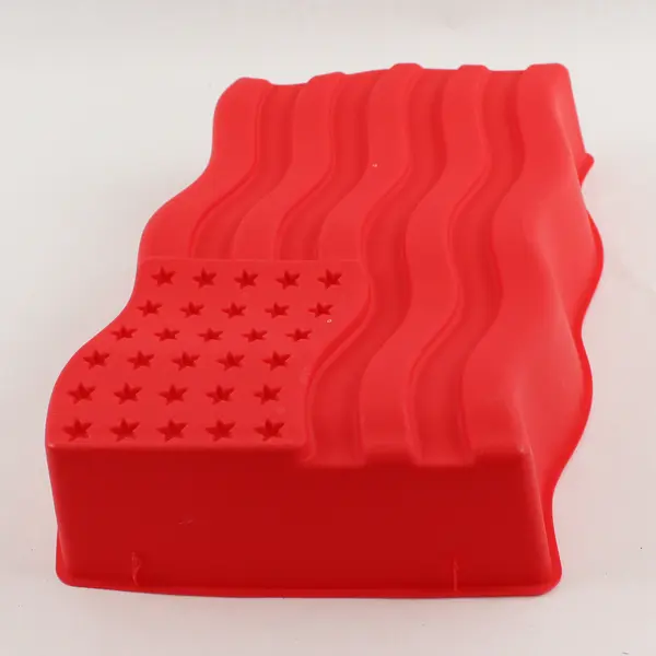 JELL-O American Flag Plastic Mold Fourth of July 12"