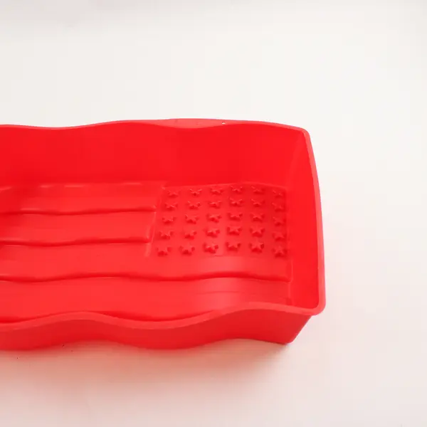 JELL-O American Flag Plastic Mold Fourth of July 12"