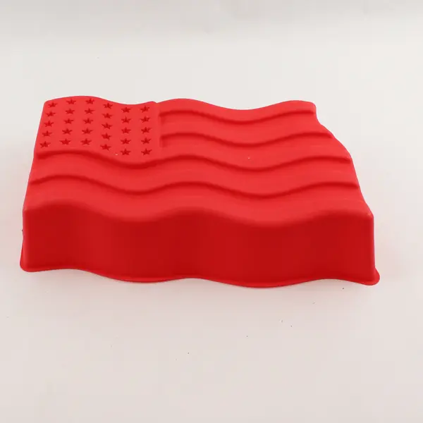 JELL-O American Flag Plastic Mold Fourth of July 12"