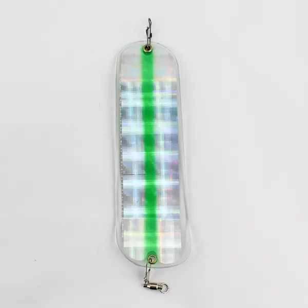 Lot of 2 Green Mini Hot Spot Salmon Fishing Flashers