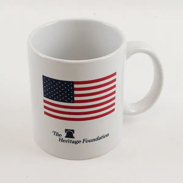Heritage Foundation American Flag Ceramic Coffee Mug