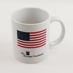 Heritage Foundation American Flag Ceramic Coffee Mug
