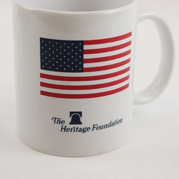 Heritage Foundation American Flag Ceramic Coffee Mug