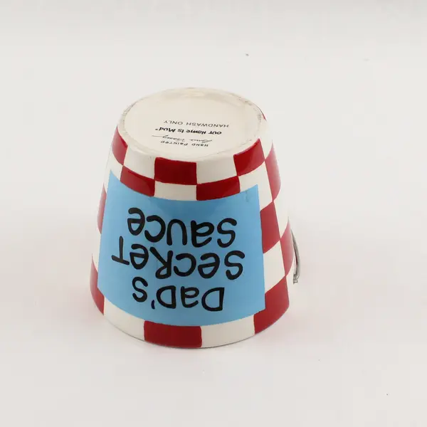 Our Name Is Mud Dad's Secret Sauce Barbecue Bucket Condiment Dish