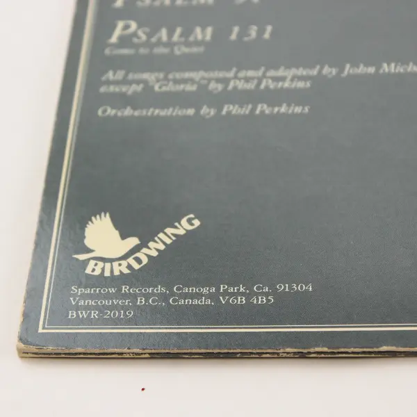 John Michael Talbot Come To The Quiet 12" Vinyl Record