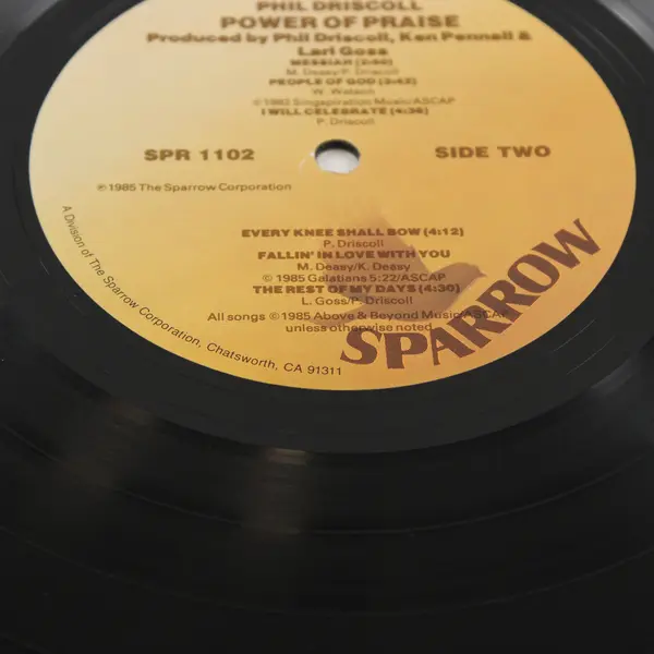 Phil Driscoll-Power Of Praise 12" Vinyl Record
